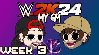 WWE 2k24 My GM Mode- Week 3 - Some New Challengers!