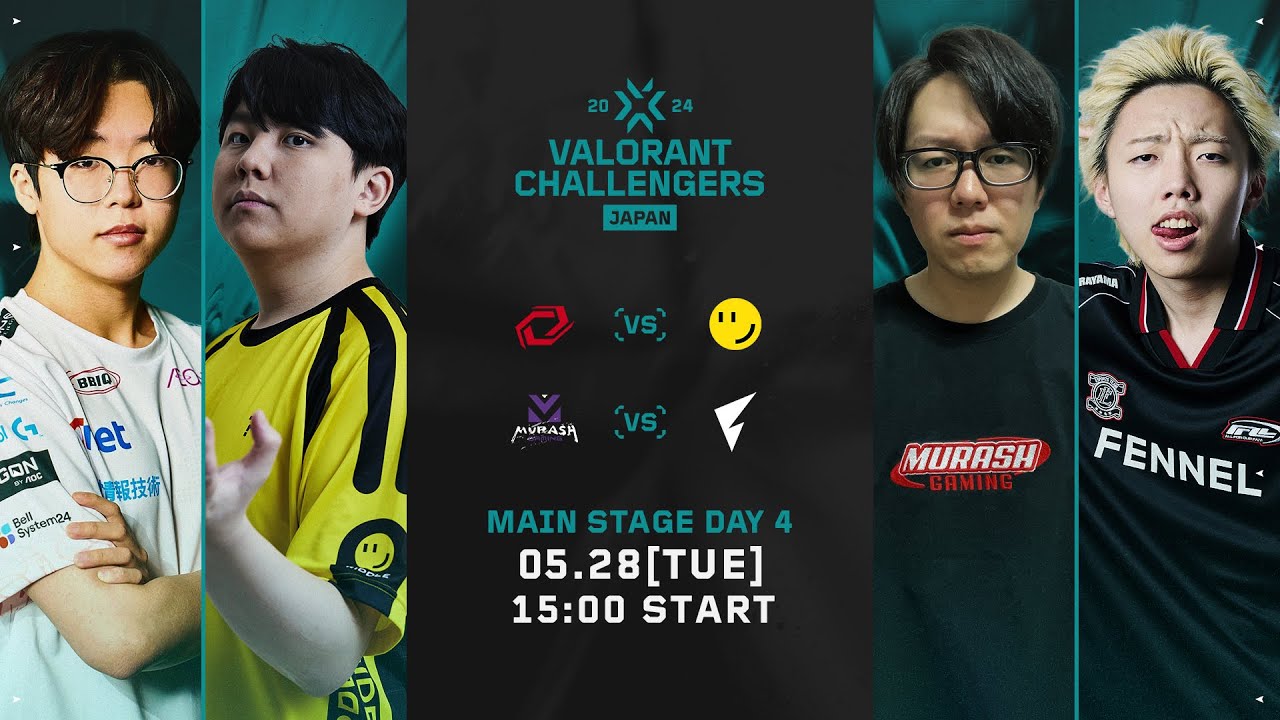 VCJ 2024 Split 2 Main Stage」Day4 – MURASH GAMINGがSplit1王者