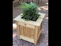 DIY planter box.