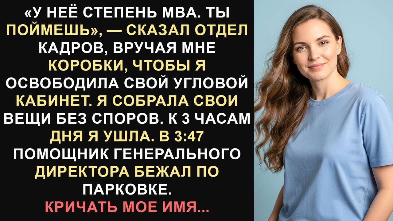 Они выбрали её программу MBA вместо меня — через 47 минут после моего ухода они прибежали.