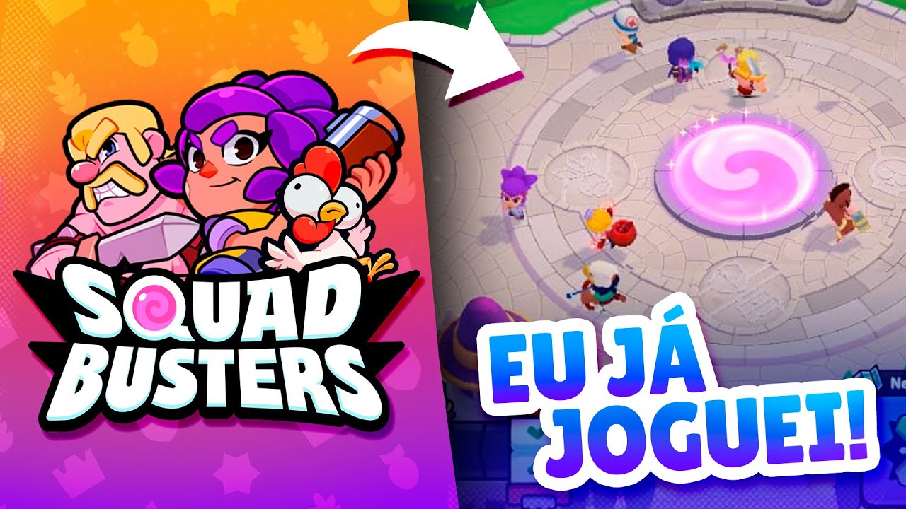 Joguei SQUAD BUSTERS o novo jogo da Supercell 