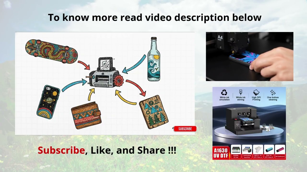 A4 UV DTF Printer Review: Print on Phone Cases, Bottles & More