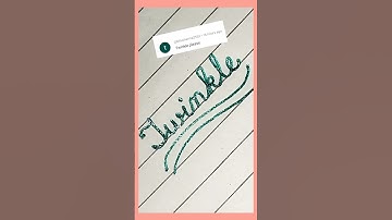 Name Twinkle in cursive Writing #shortyt #handwriting #cursive #calligraphy #trending #how #viral