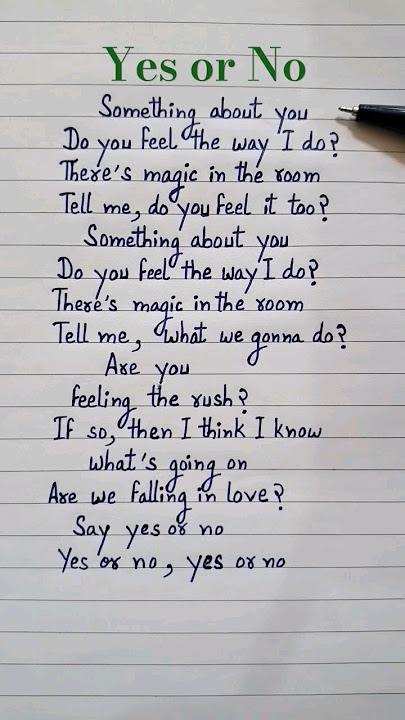 Jungkook - 'Yes Or No' Lyrics #bts #jungkook #jk #army #youtubeshorts
