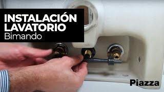 Grifería Piazza - Lavatorios - Instalación De Un Lavatorio Bimando