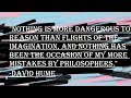 The Dangers of Imagination - David Hume