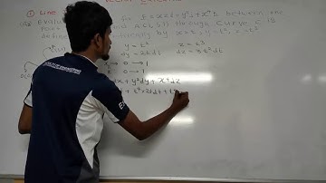 calculus part 3 (line integral example 2 with curve)