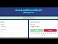 DIFFERS AI BOT OVER UNDER RECOVERY 