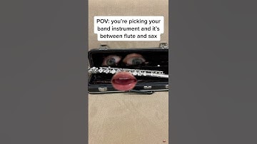 Flute never wins! #bandinstrument #band #banddirector #flute #saxophone #altosax #beginnerband
