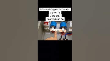 Mẫu tủ chống sét lan truyền Có tủ 1 fa Có tủ 3fa. Bảo vệ 3 cấp độ