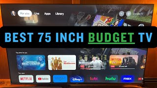 Best Budget 75" TV - Picture Quality, AI Features, Google HiSense UHD TV from Amazon Review