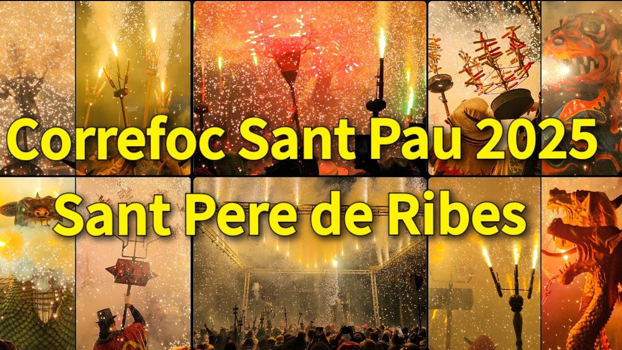 Correfoc Sant Pau 2025, Sant Pere de Ribes