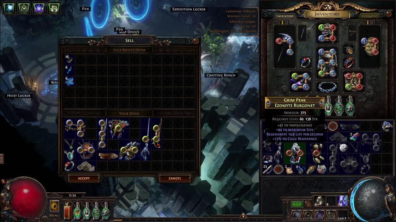 Path of Exile Gameplay 2 (Lightning Conduit) YouTube