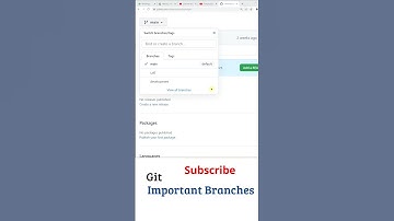 Git Tutorial Telugu: Git Branch (3 Imp. Branches) Git and GitHub, Telugu Git Course, GitHub Tutorial