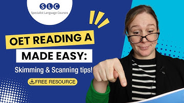 Beheers OET Reading Deel A met deze ENE simpele truc!