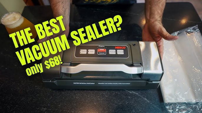 2023 New NESCO® VS-12 Deluxe Vacuum Sealer (Vacuum Canister Not