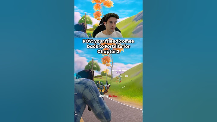 POV: Your Friend Comes Back to Fortnite For Chapter 2 🔥 #fortnite