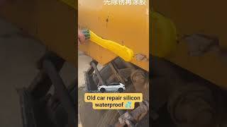 old car repair with silicon water proof #1millionsubscribers #automobile #diy #mechanic #repairparts
