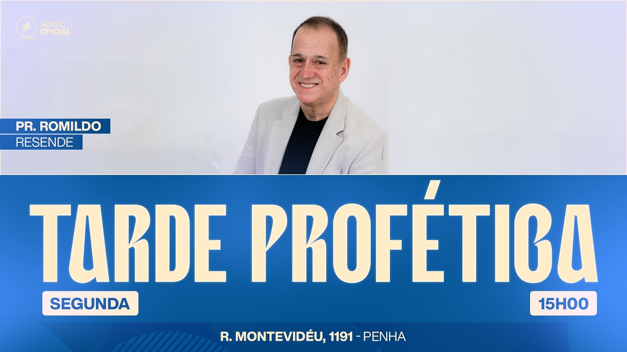 TARDE PROFÉTICA | PR. ROMILDO RESENDE | 09/03/2026