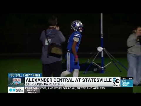 Football Friday Night: Alexander Central High School vs. Statesville High School - Nov. 7, 2025