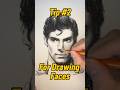 How to simplify drawing faces — using value shapes! #drawingtutorial #drawinglesson #portraitdrawing