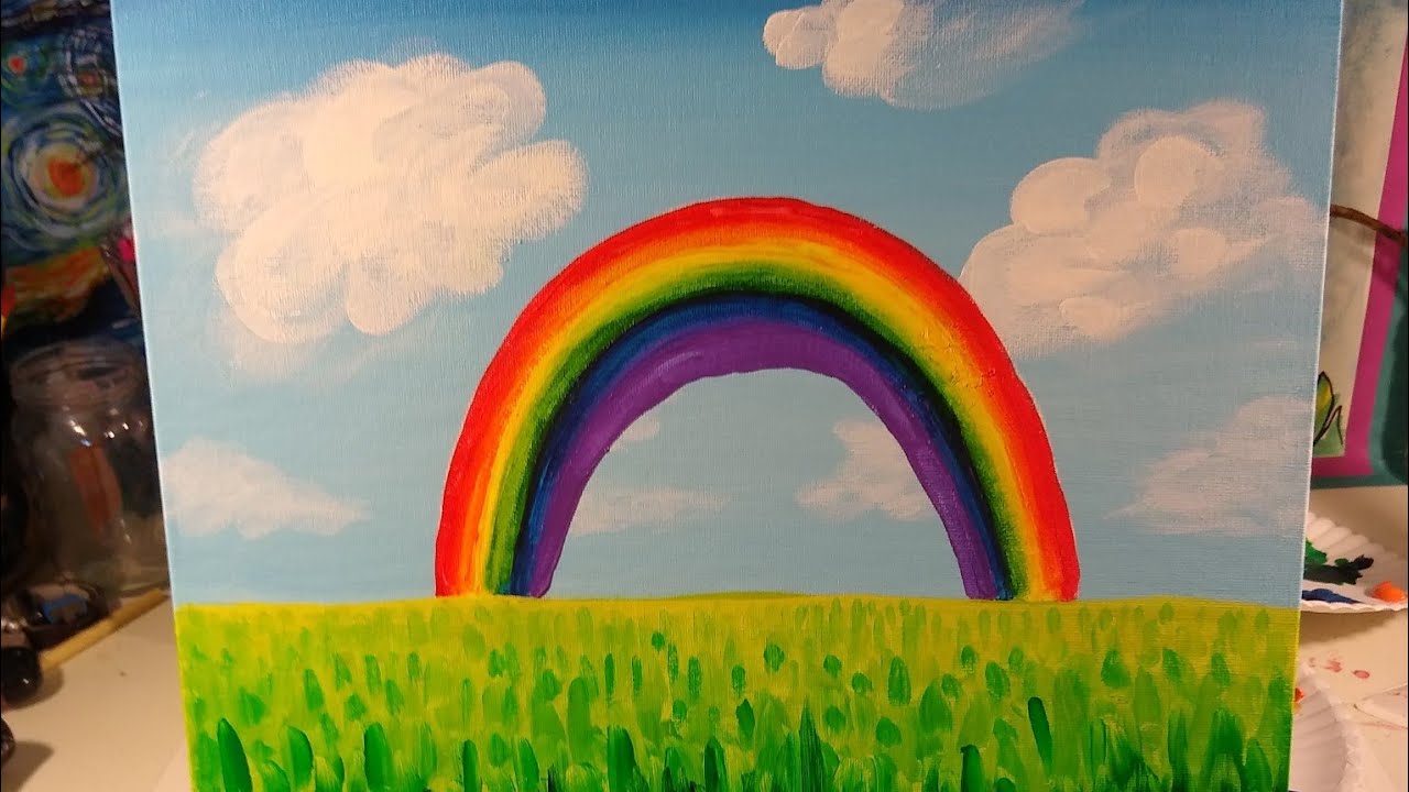 Rainbow Painting For Kids