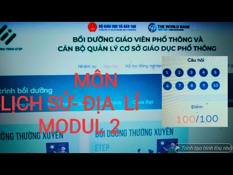 Đáp án môn LỊCH SỬ - ĐỊA LÍ , MODUL 2 đổi mới giáo dục 2018 rất nhiều câu hỏi khó và dài. Đáp án môn LỊCH SỬ - ĐỊA LÍ , MODUL 2 đổi mới giáo dục 2018 rất nhiều câu hỏi khó và dài.