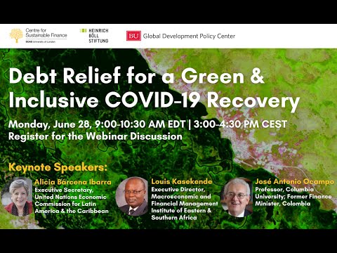 Debt Relief for a Green and Inclusive Recovery