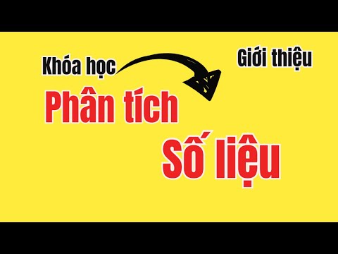 Giới thiệu khóa học Phân tích số liệu đang diễn ra