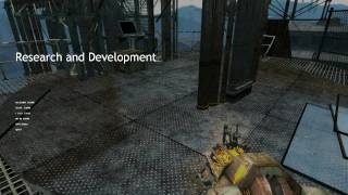 Research & Development: Fly on a Glass Pane Bug
All characters depicted in Research & Development are the property of Gabe Newell. The characters and events depicted are totally stupid and any resemblance to realistic physics is silly and completely coincidental.
http://www.moddb.com/mods/research-and-development Research & Development: Fly on a Glass Pane Bug