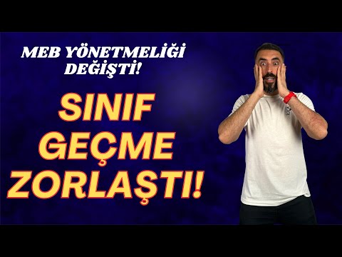 SINIF GEÇMEK ZORLAŞTI! MEB Yönetmelik Değiştirdi, İşte DETAYLAR!