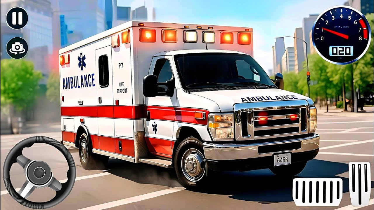 US Ambulance City Rescue Simulator | Emergency 911 Ambulance Van Driving 3D Game - Android Gameplay
