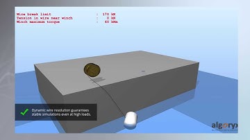 AgX Dynamics / Wires. By Algoryx Simulation AB