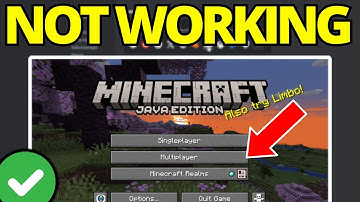 How To Fix Minecraft Multiplayer Not Working -  Full Guide