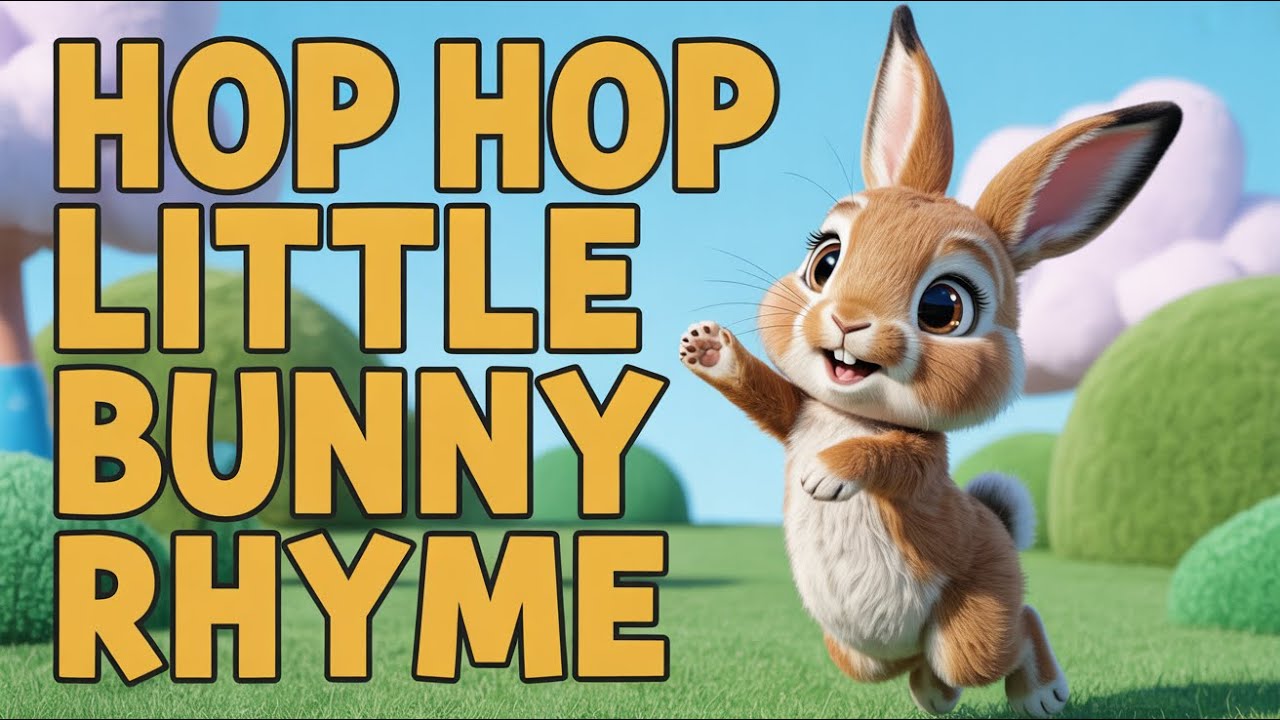 Bunny Good Morning Song | Happy Rabbit Nursery Rhymes for Preschool Kids and Toddlers
