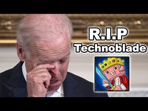 Joe Biden says goodbye to Technoblade... (ft. MrBeast, Minecraft, Karl, Dream)