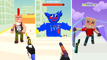 Playing Block Craft Shooter 3D Game App Android