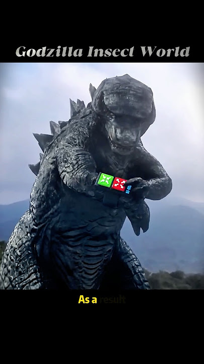 Godzilla became smaller than an ant and could only be observed with a microscope.🤣😂😃