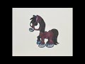 How to Draw A Cartoon Pony #art #drawing #howto #horse #pony