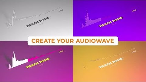 Minimalistic Clean Audio Visualizer After Effects Templates