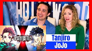 Death Battle Tanjiro vs Jonathan Joestar Reaction | Demon Slayer vs JoJo's Bizarre Adventure