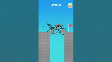 Draw Bridge Puzzle Game Level 44 #shorts