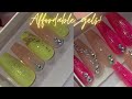 Affordable gel polish haul!! Press on nails tutorial | press on nails design tutorial | gel polish