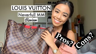 LOUIS VUITTON NEVERFULL MM REVIEW + PROS & CONS | Corinne Arrowsmith