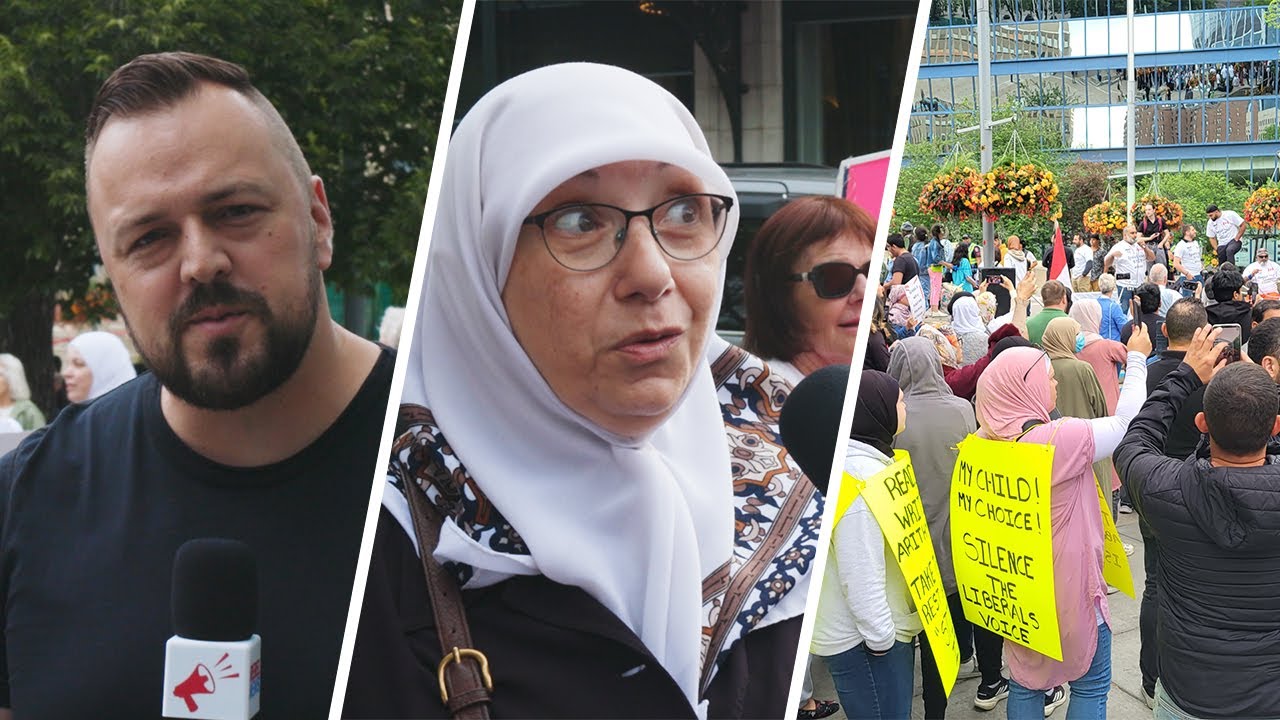 Muslim community leads protest against LGBTQ indoctrination