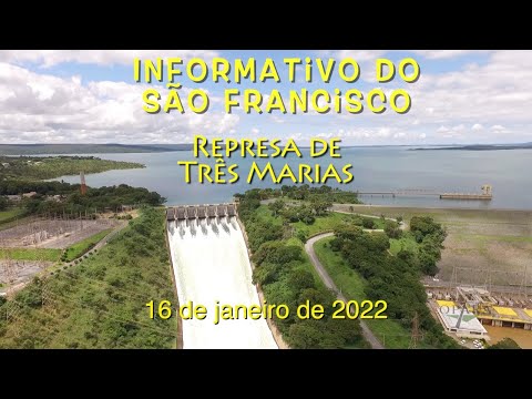 Abertura da barragem de Três Marias (Janeiro/2022) - Informativo do São Francisco