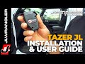Jeep JL Wrangler TAZER JL Programmer with Speedometer Calibration / Tire & Gear Settings and MORE