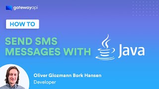 How to send SMS messages with Java through - GatewayAPI