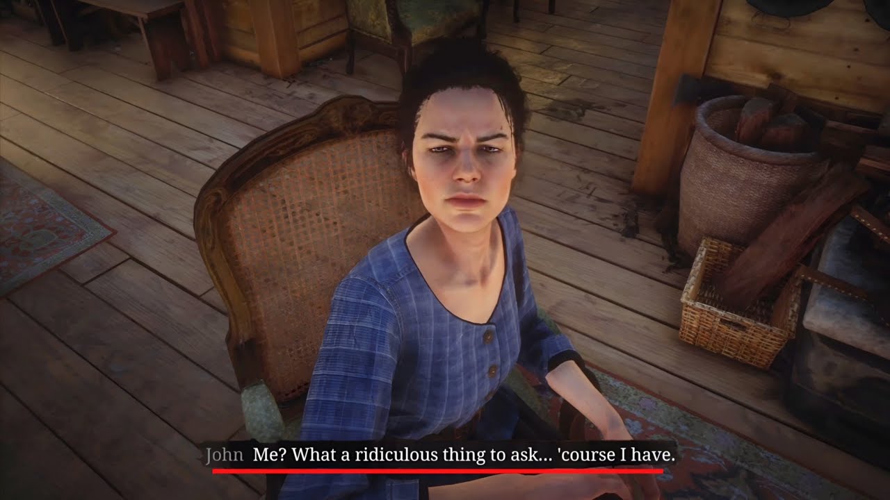 Is it ridiculous if a wife asks this question to her husband? | Rdr2 ...