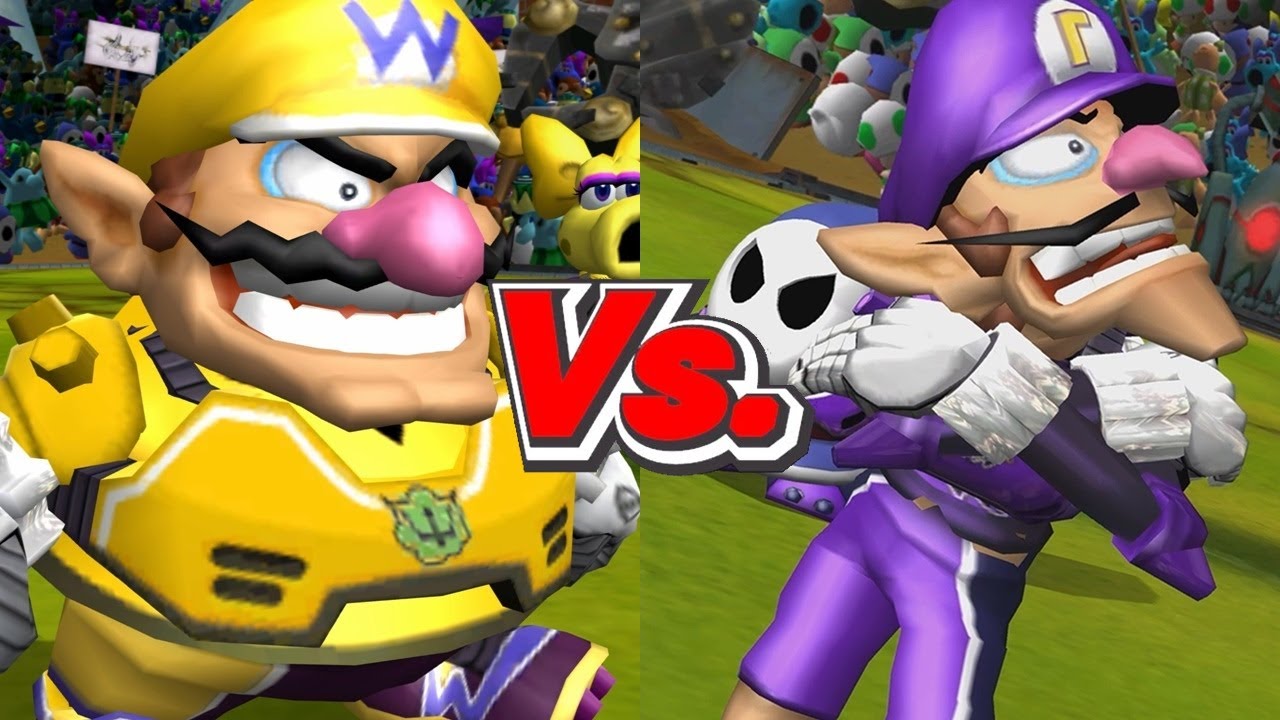 Mario Strikers Charged - Wario/Birdo Vs. Waluigi/Shy Guy